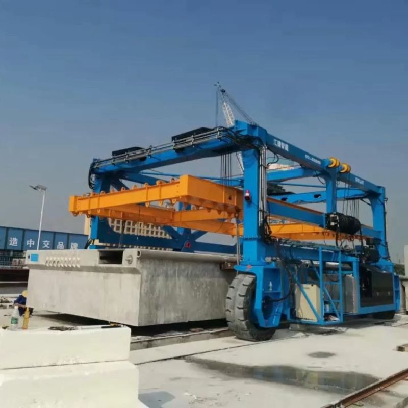 Blaue Fracht-bewegliche Bock-Crane For Precast Concrete Constructions-Produkte