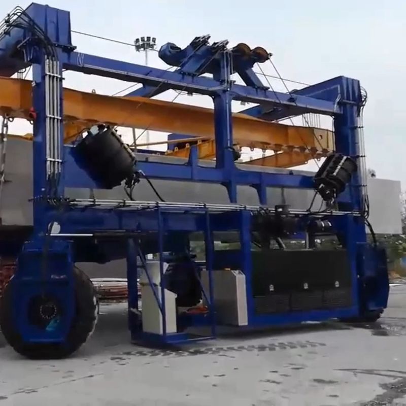 Blaue Fracht-bewegliche Bock-Crane For Precast Concrete Constructions-Produkte