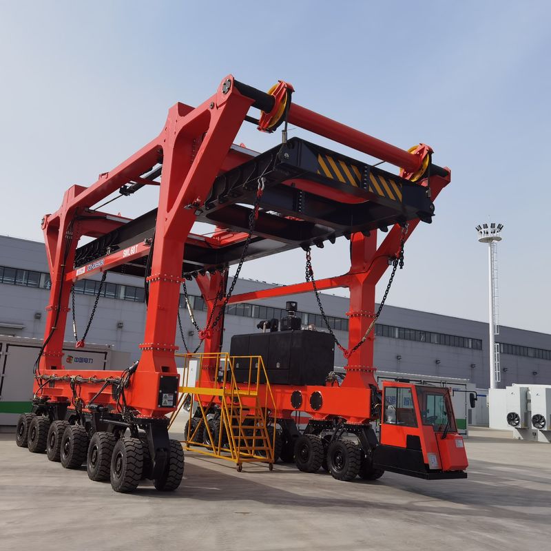 60 Ton Straddle Lift Crane Carrier-LKWs 7km/h für anhebende übergroße Lasten