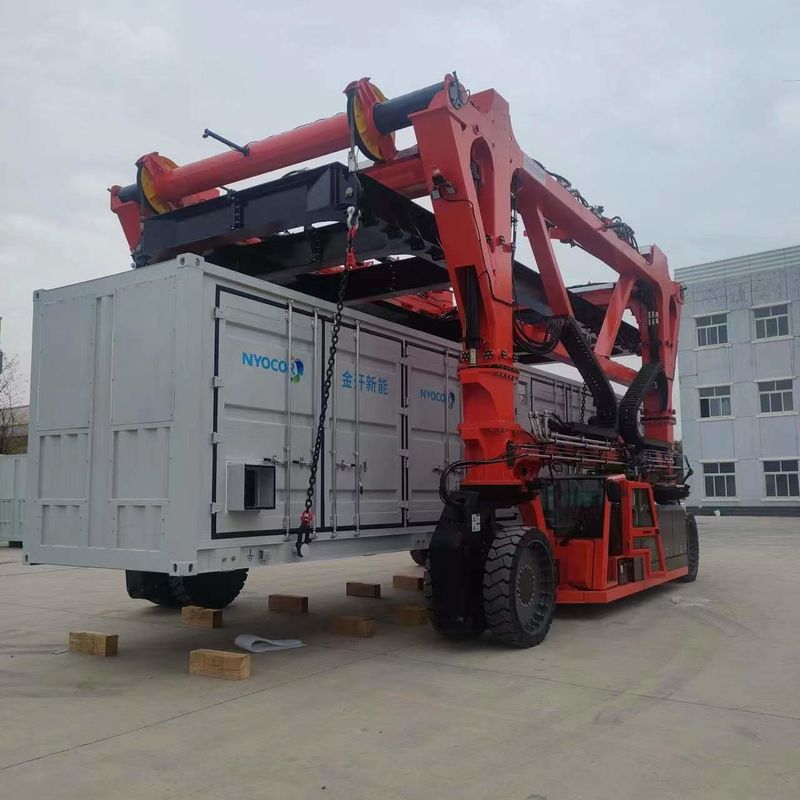 SPEO-Behälter-anhebendes Fahrzeug, orange Portbehälter Crane Truck For Steel Factories